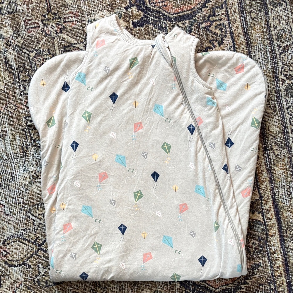 KYTE BABY 1.0 Tog Sleep Sack Large Bamboo Kite print